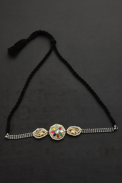 Navratna Floral Motif Choker 