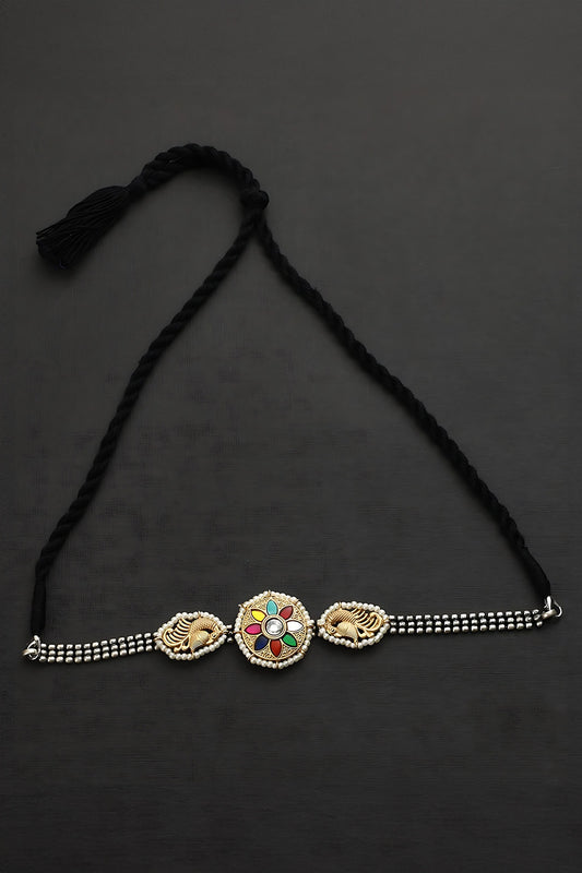 Navratna Floral Motif Choker 