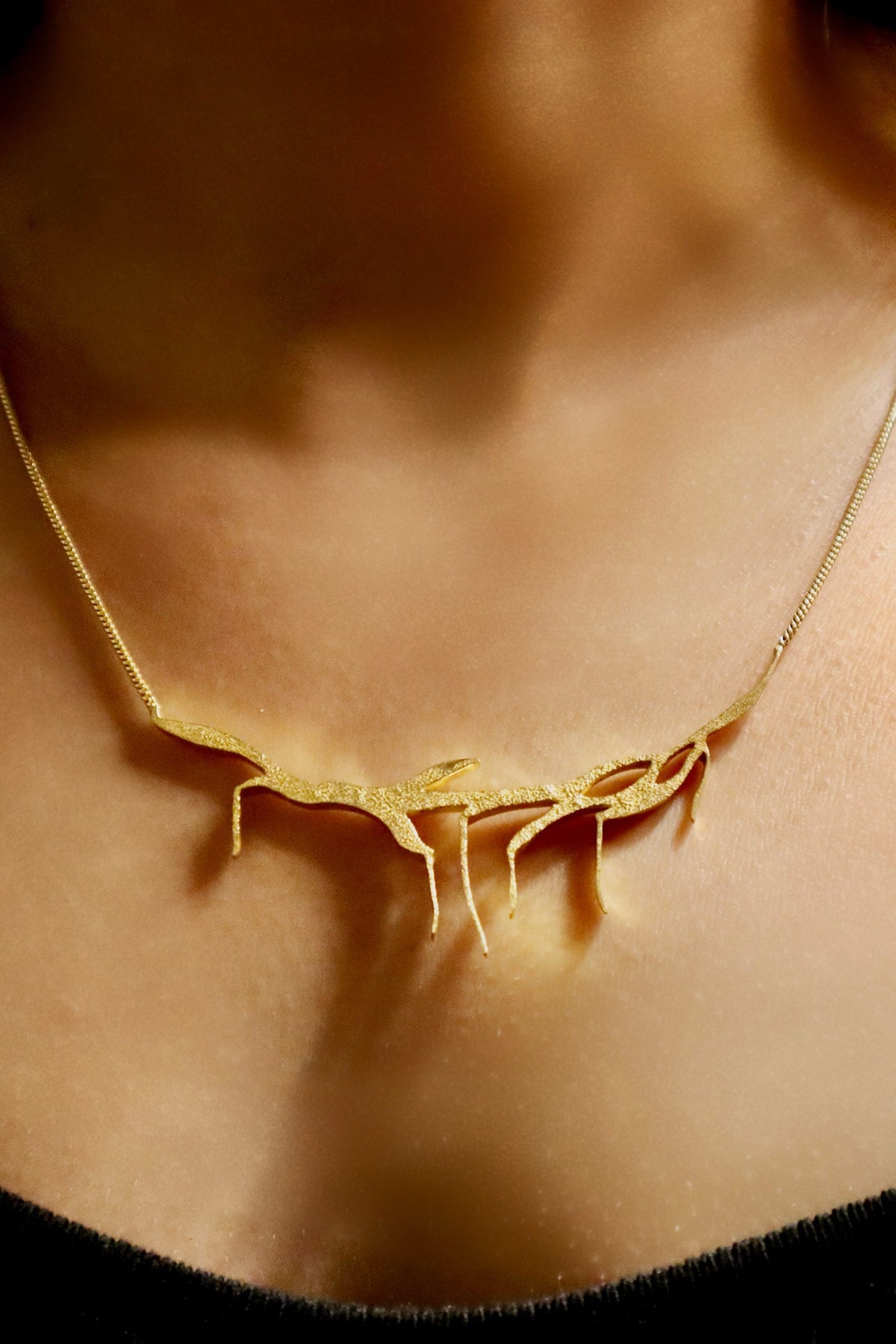 Nucleus Art Textured Necklace 