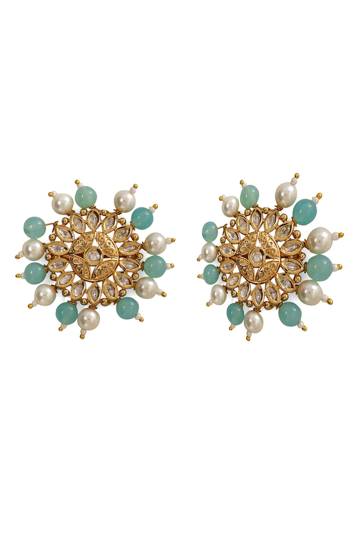 Le Manya Florin Kundan Studs 