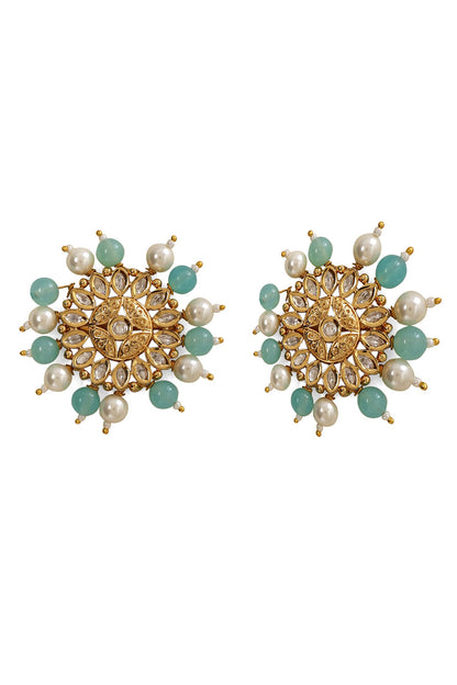Le Manya Florin Kundan Studs 