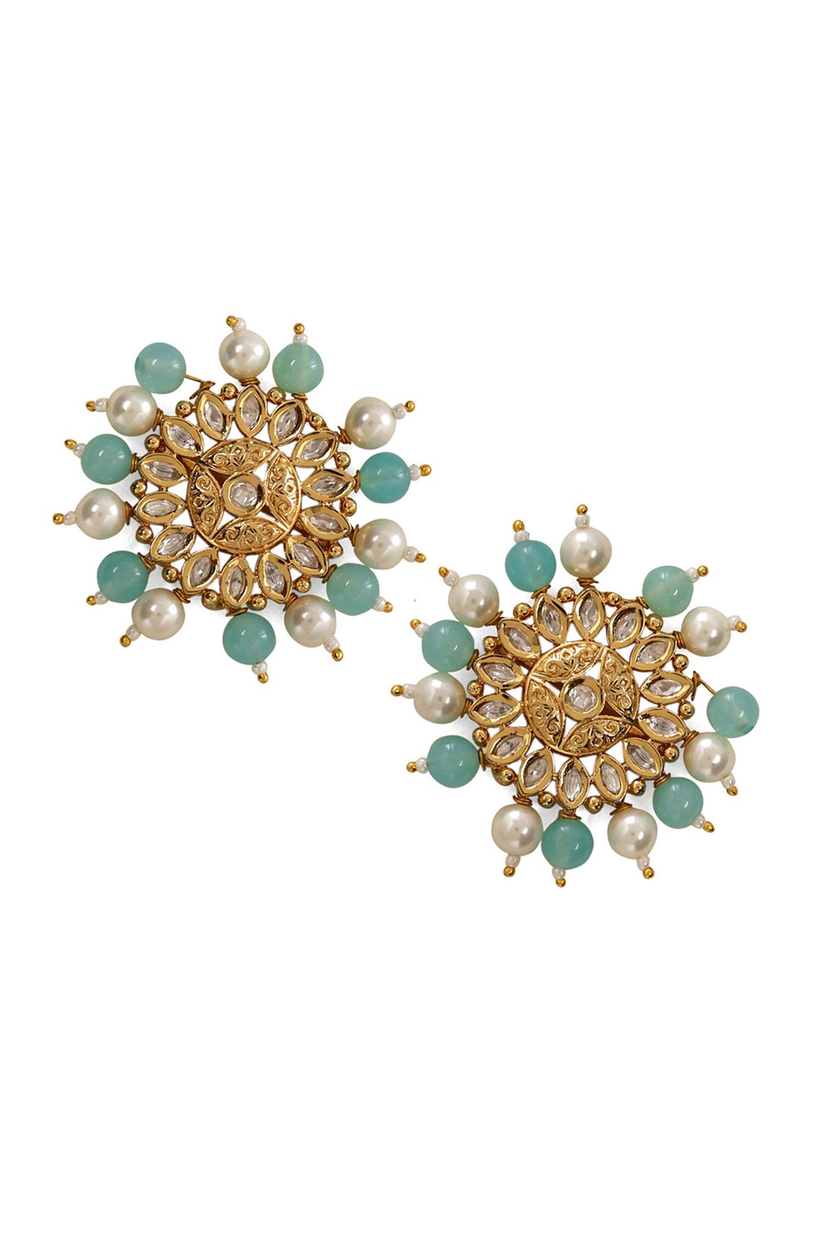 Le Manya Florin Kundan Studs 