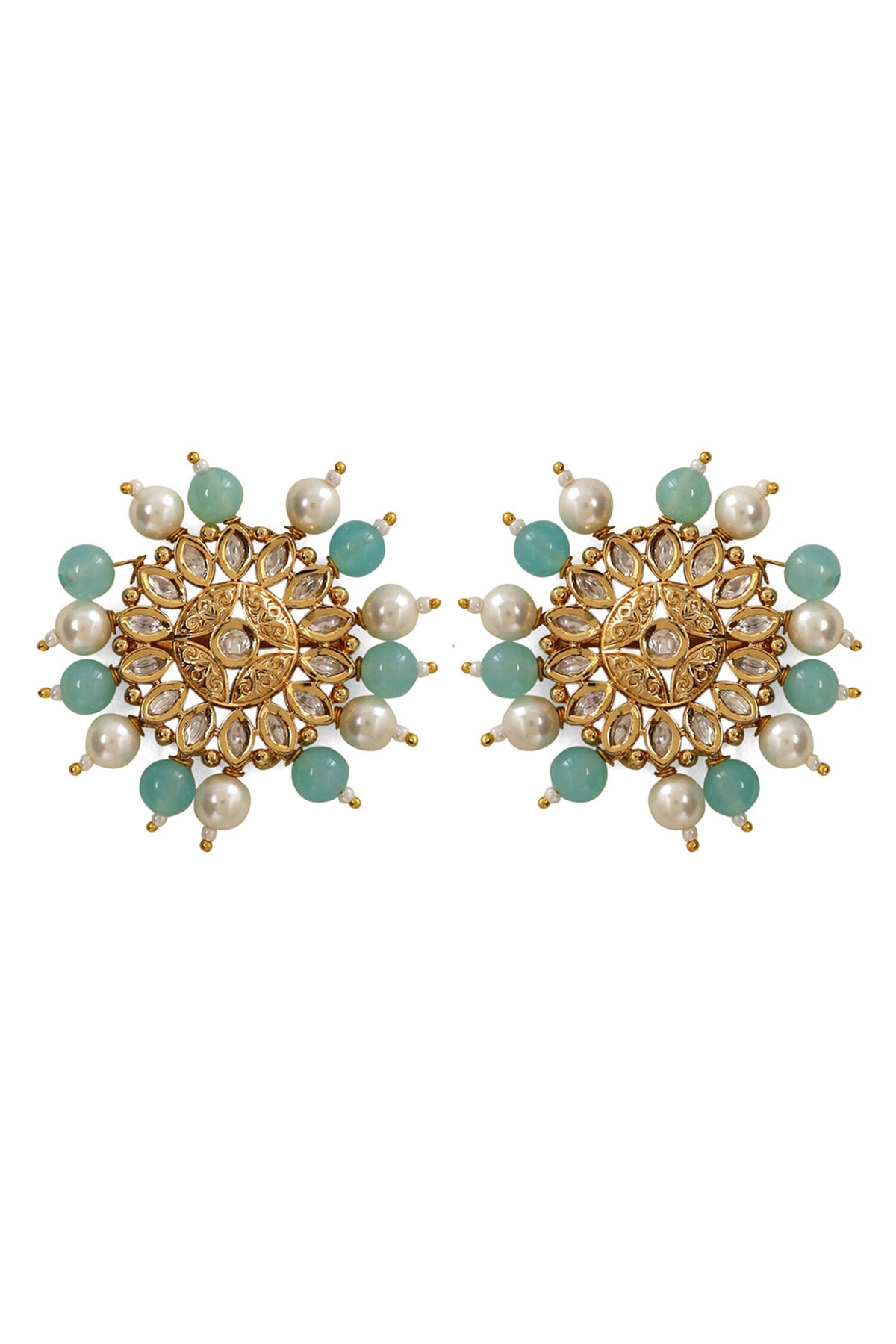 Le Manya Florin Kundan Studs 