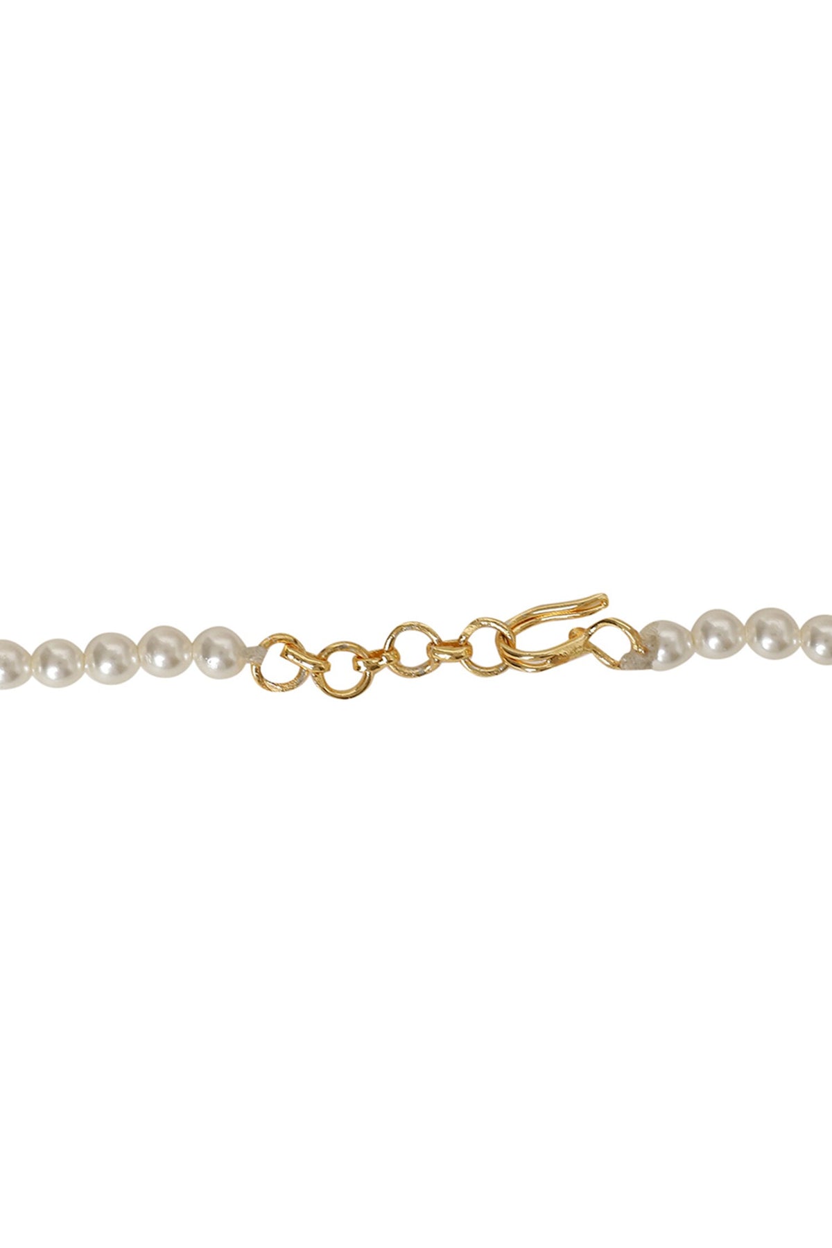 Le Adina Quartz & Kundan Embellished Long Necklace 