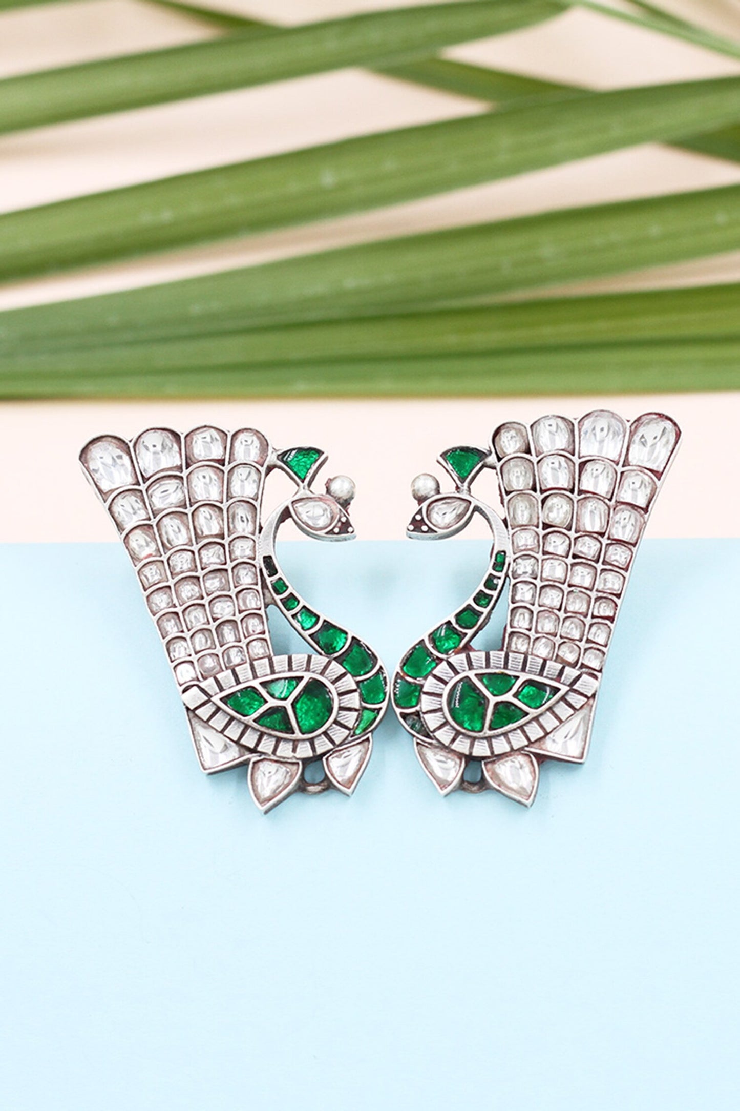 Peacock Shaped Earrings 