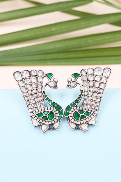 Peacock Shaped Earrings 