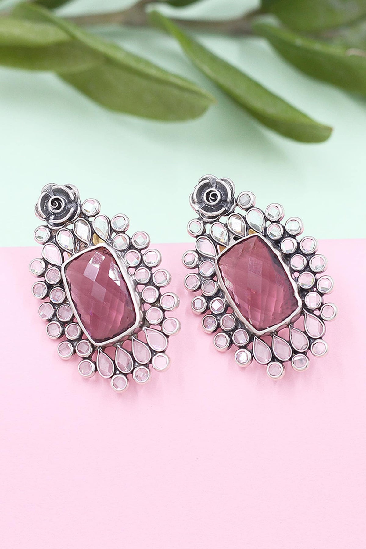 Stone Studded Earrings 