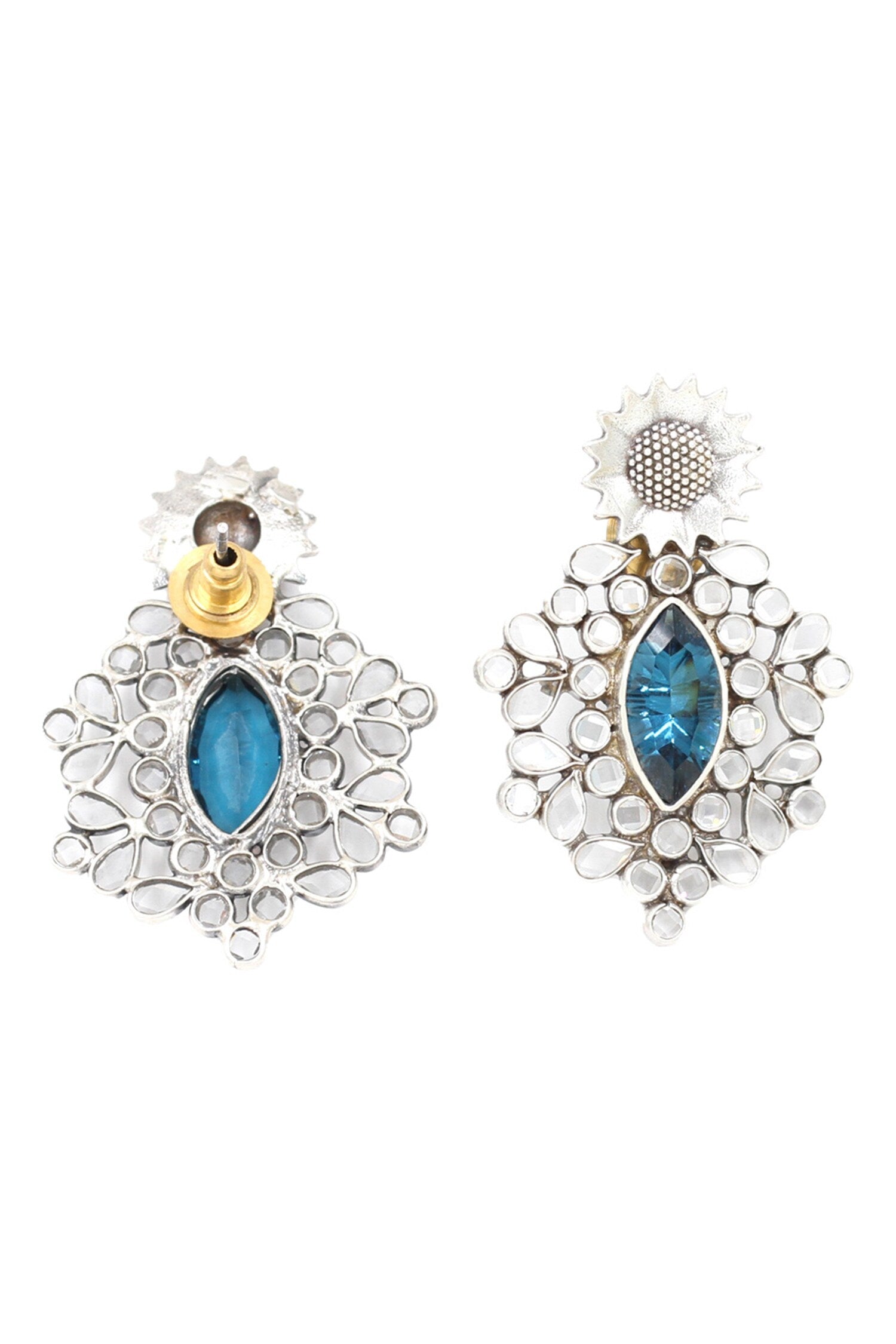 Hydro Gemstone Studded Earrings 