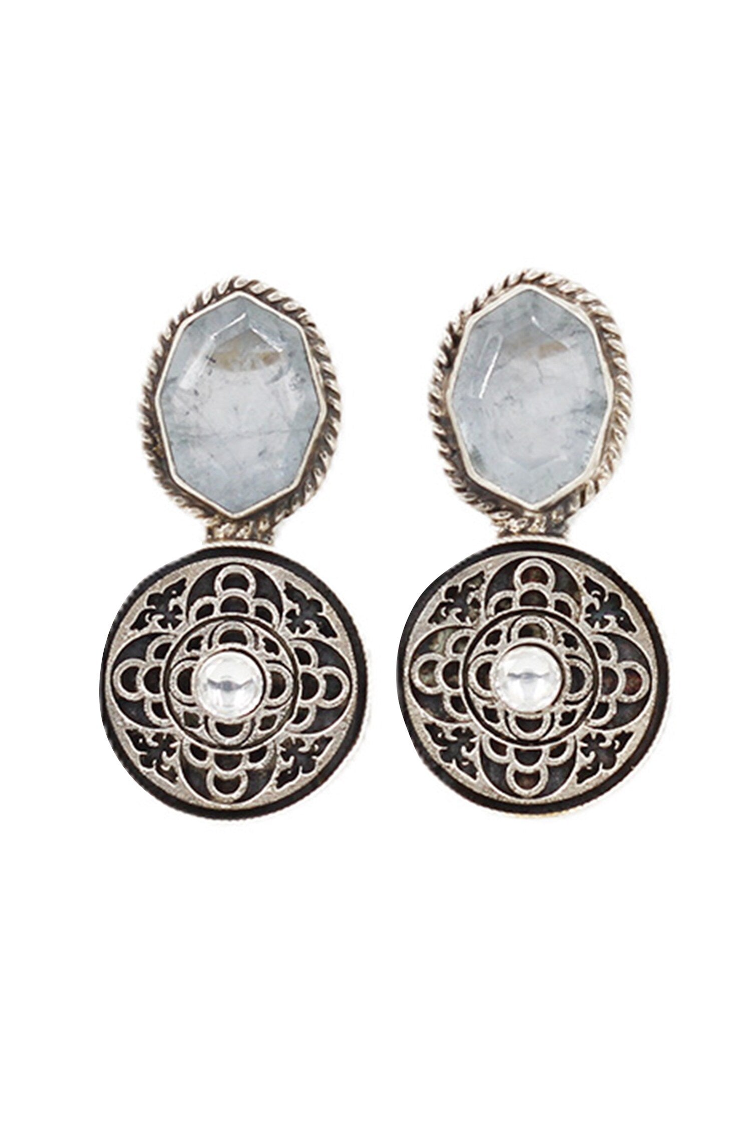 Hexagon Shaped Earrings 