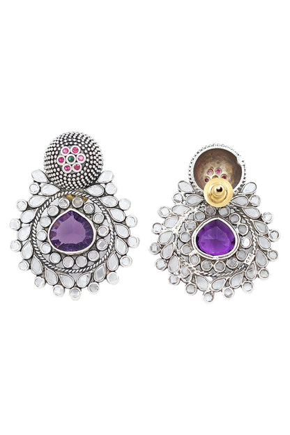Hydro Gem Stone Embellished Earrings 