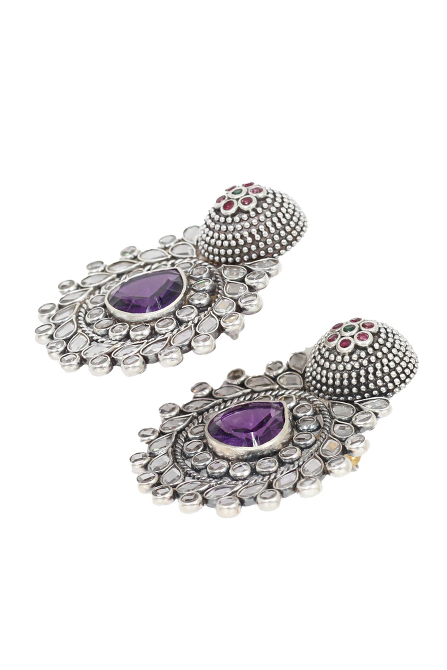 Hydro Gem Stone Embellished Earrings 