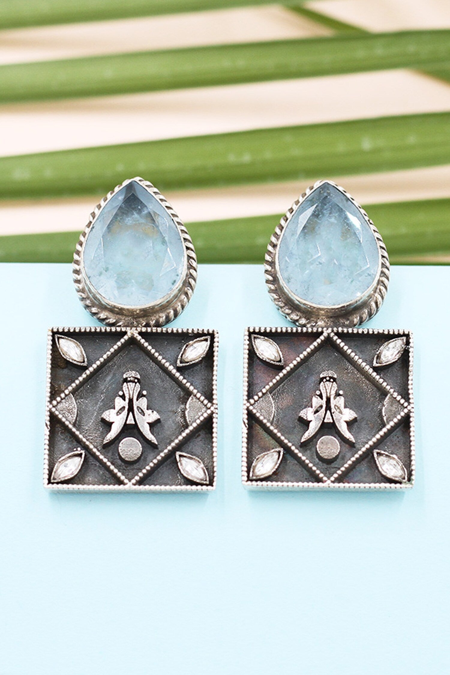 Tear Drop Shaped Earrings 