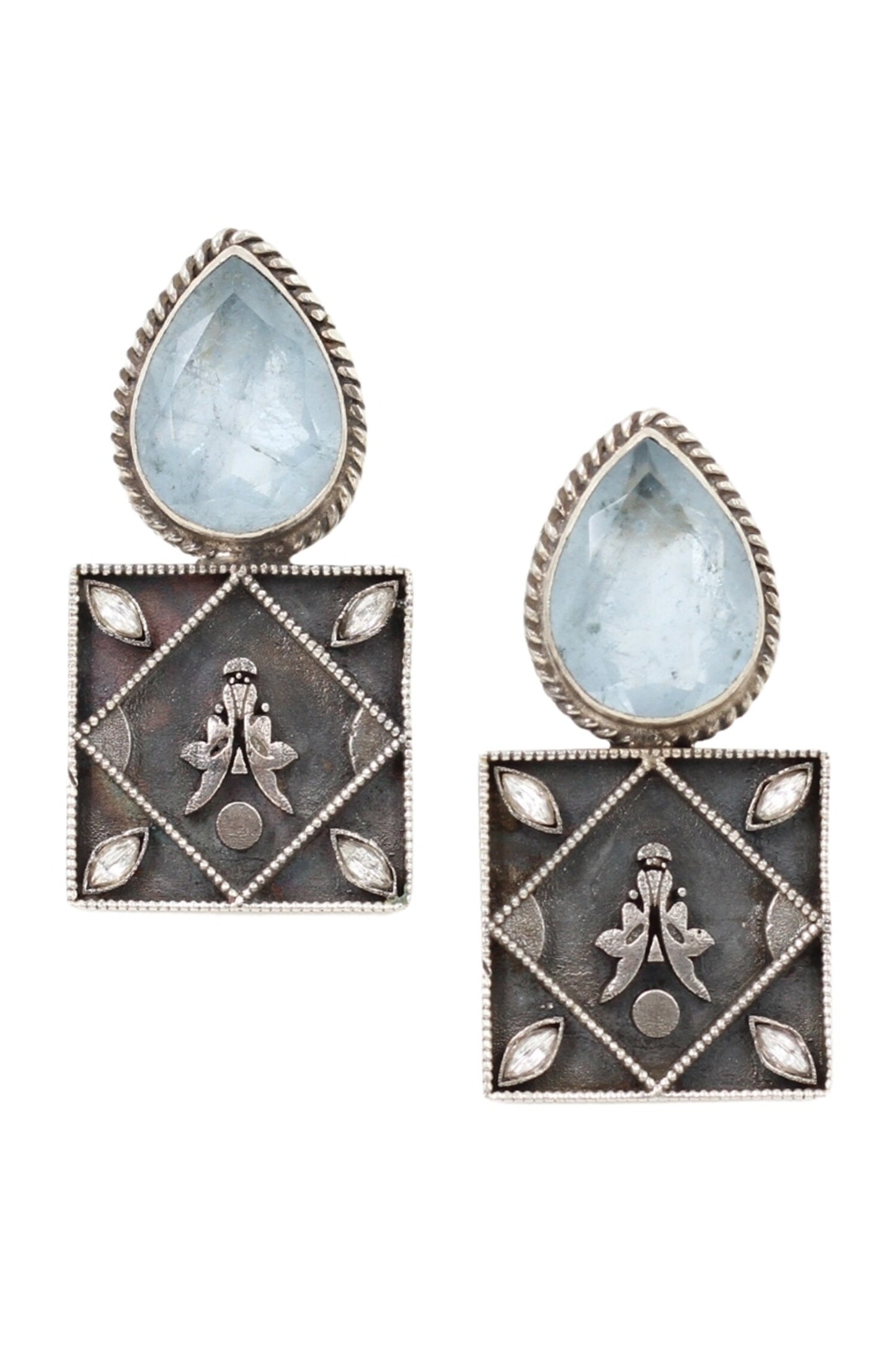 Tear Drop Shaped Earrings 