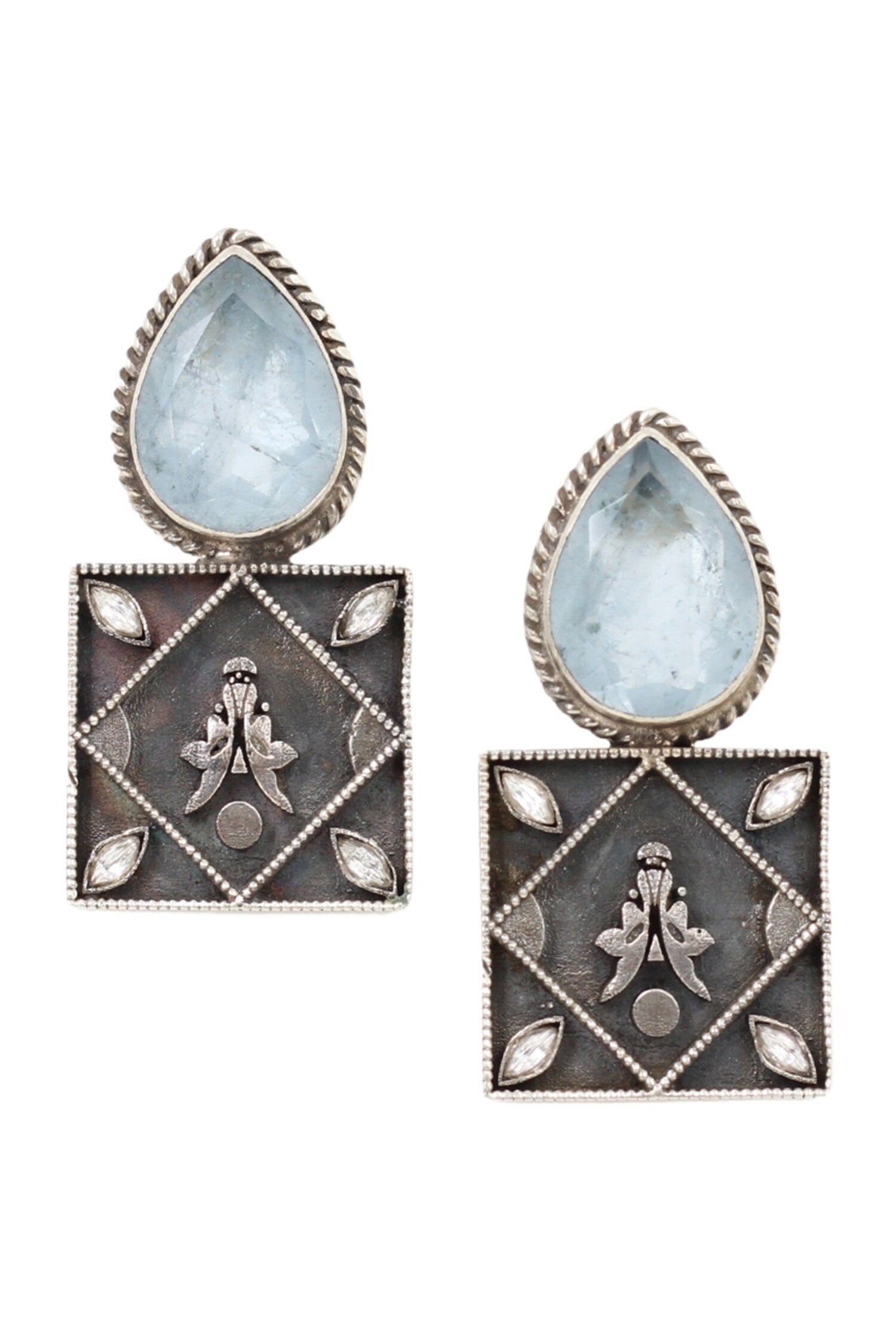 Tear Drop Shaped Earrings 