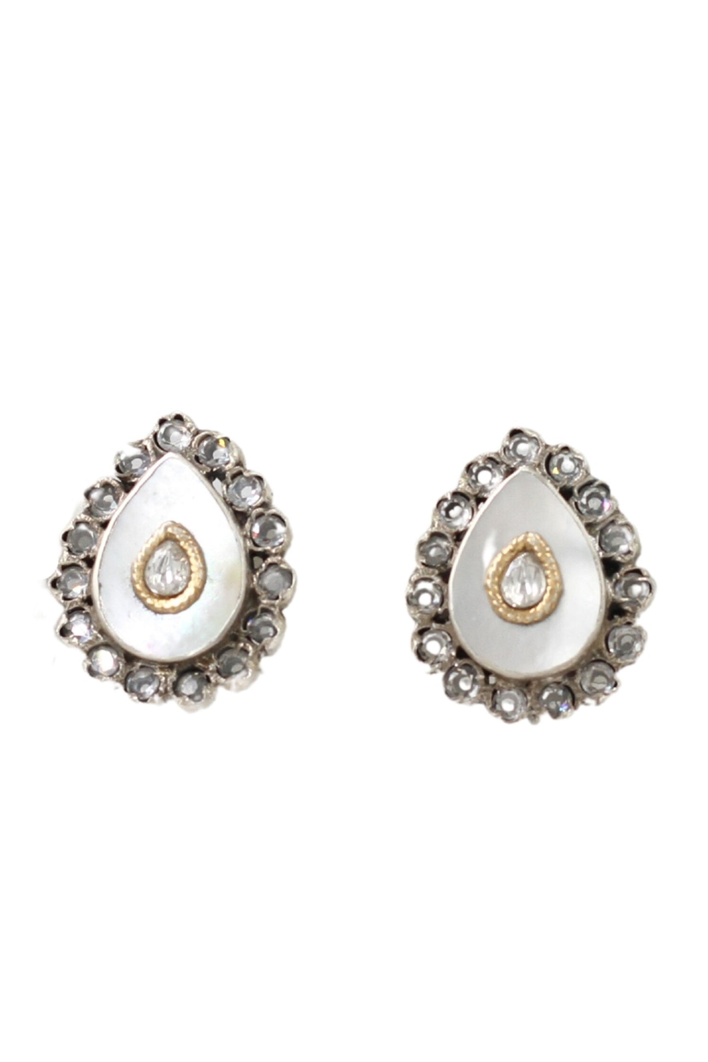 Tear Drop Shaped Stud Earrings 