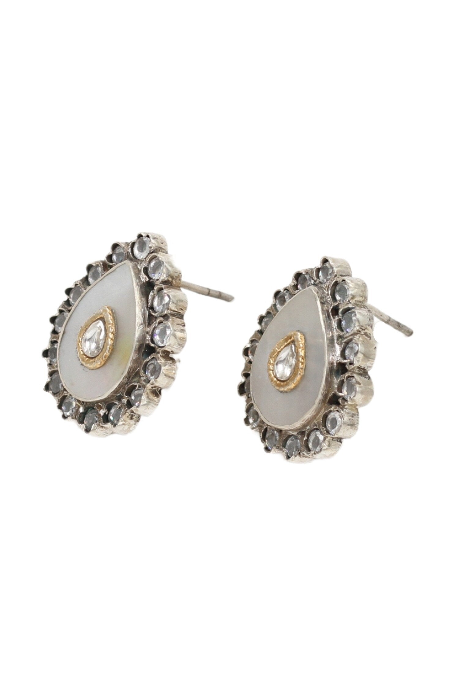 Tear Drop Shaped Stud Earrings 