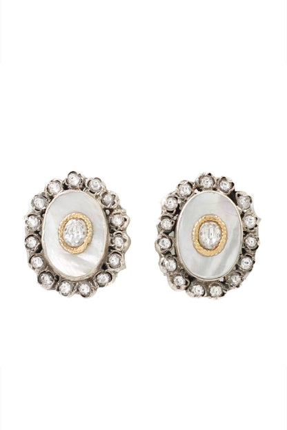 Oval Shaped Earrings 
