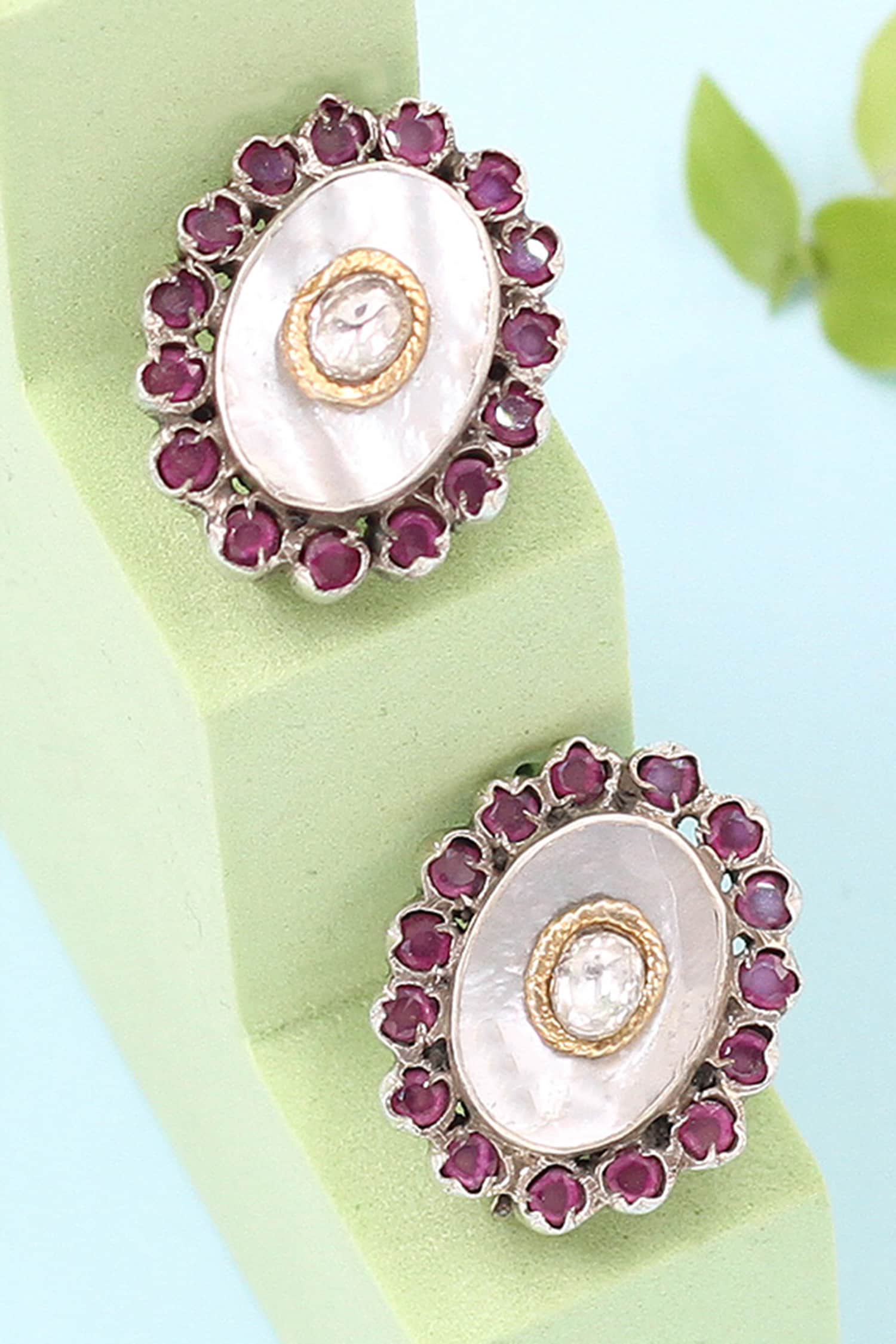 Oval Shaped Earrings 