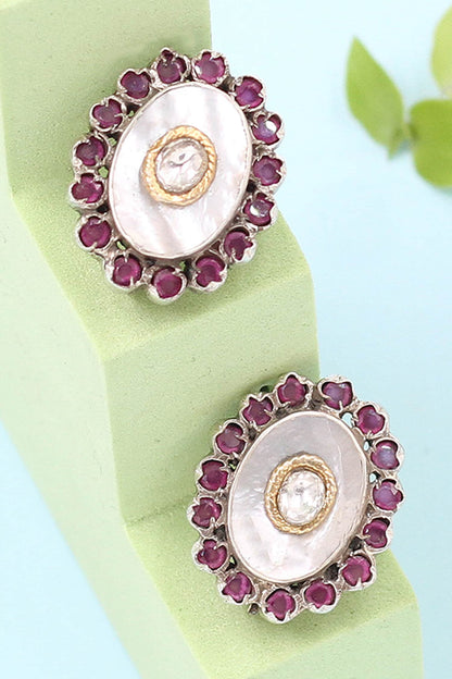 Oval Shaped Earrings 