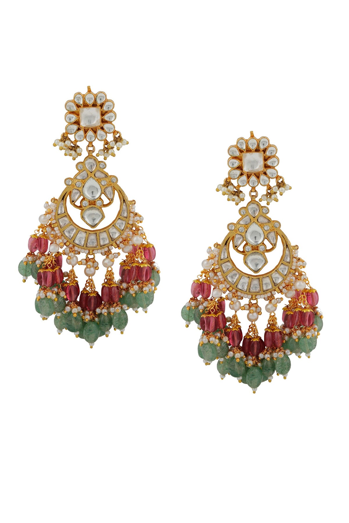 Padma Bloom Embellished Bridal Necklace Set 