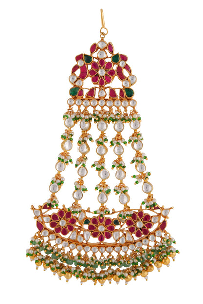 Jadtar Stone Embellished Passa 