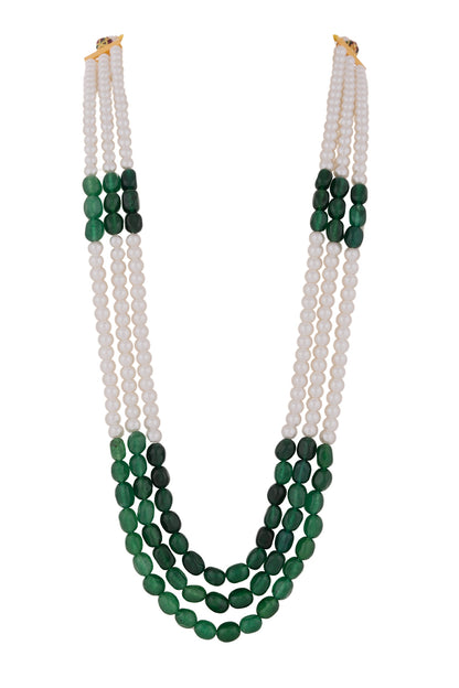 Bead Embellished Three Layered Mala 