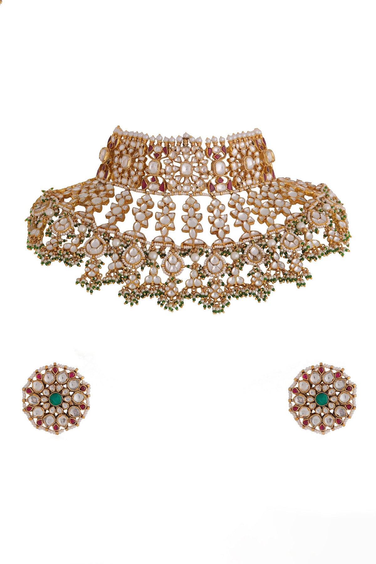 Stone Studded Choker Set 