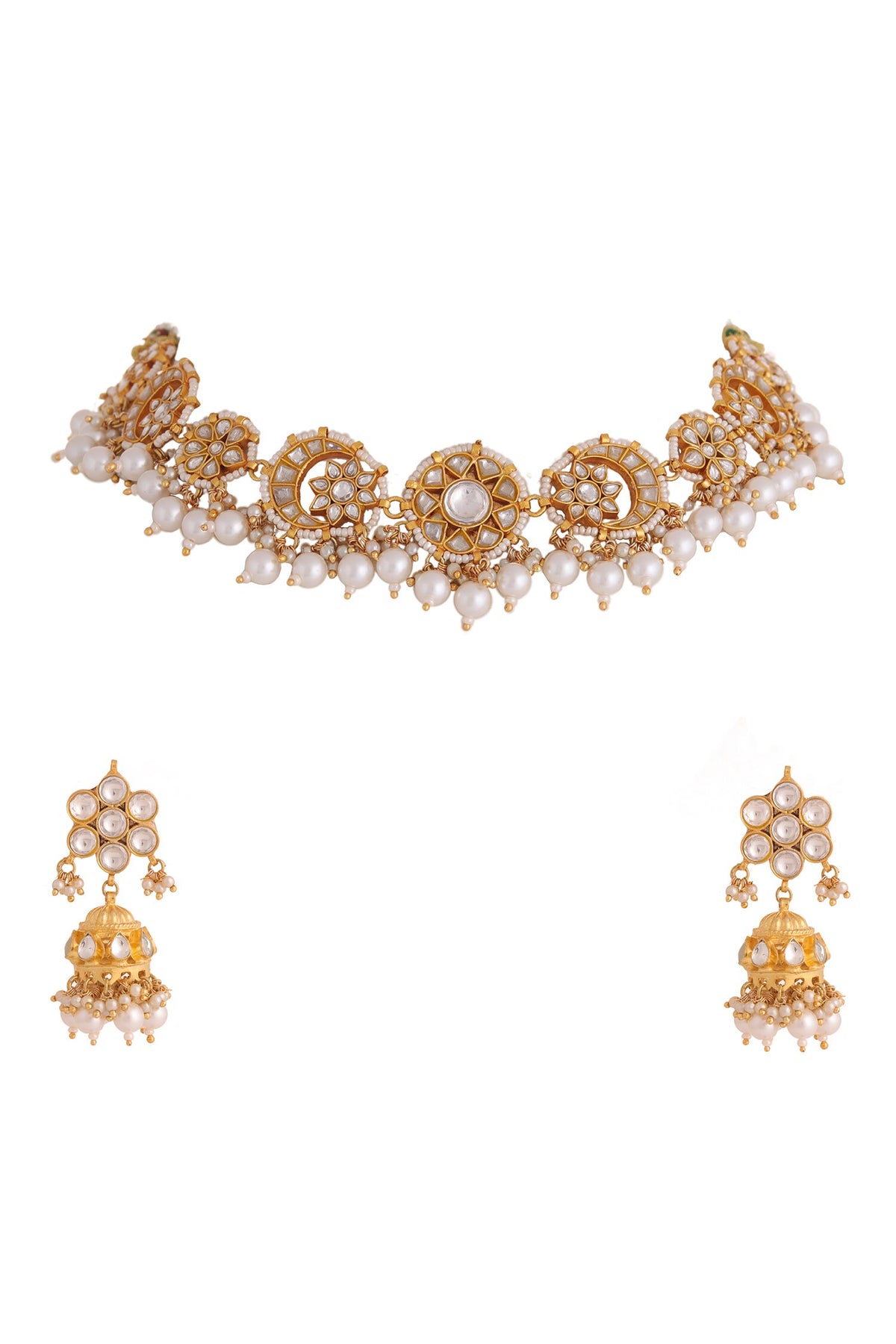 Kundan Embellished Choker Set 