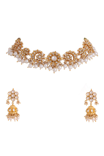 Kundan Embellished Choker Set 