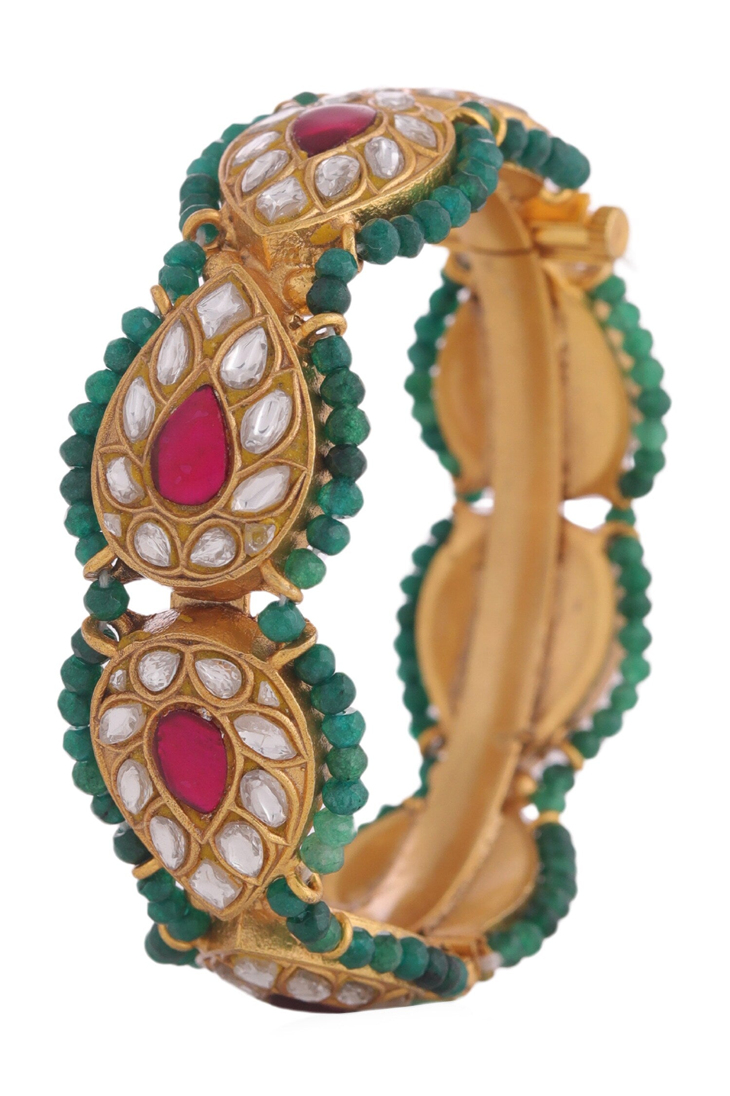 Tear Drop Shaped Bangle - Single Pc 