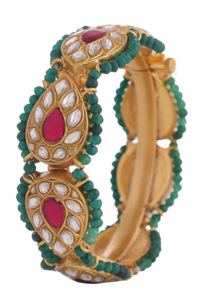 Tear Drop Shaped Bangle - Single Pc 
