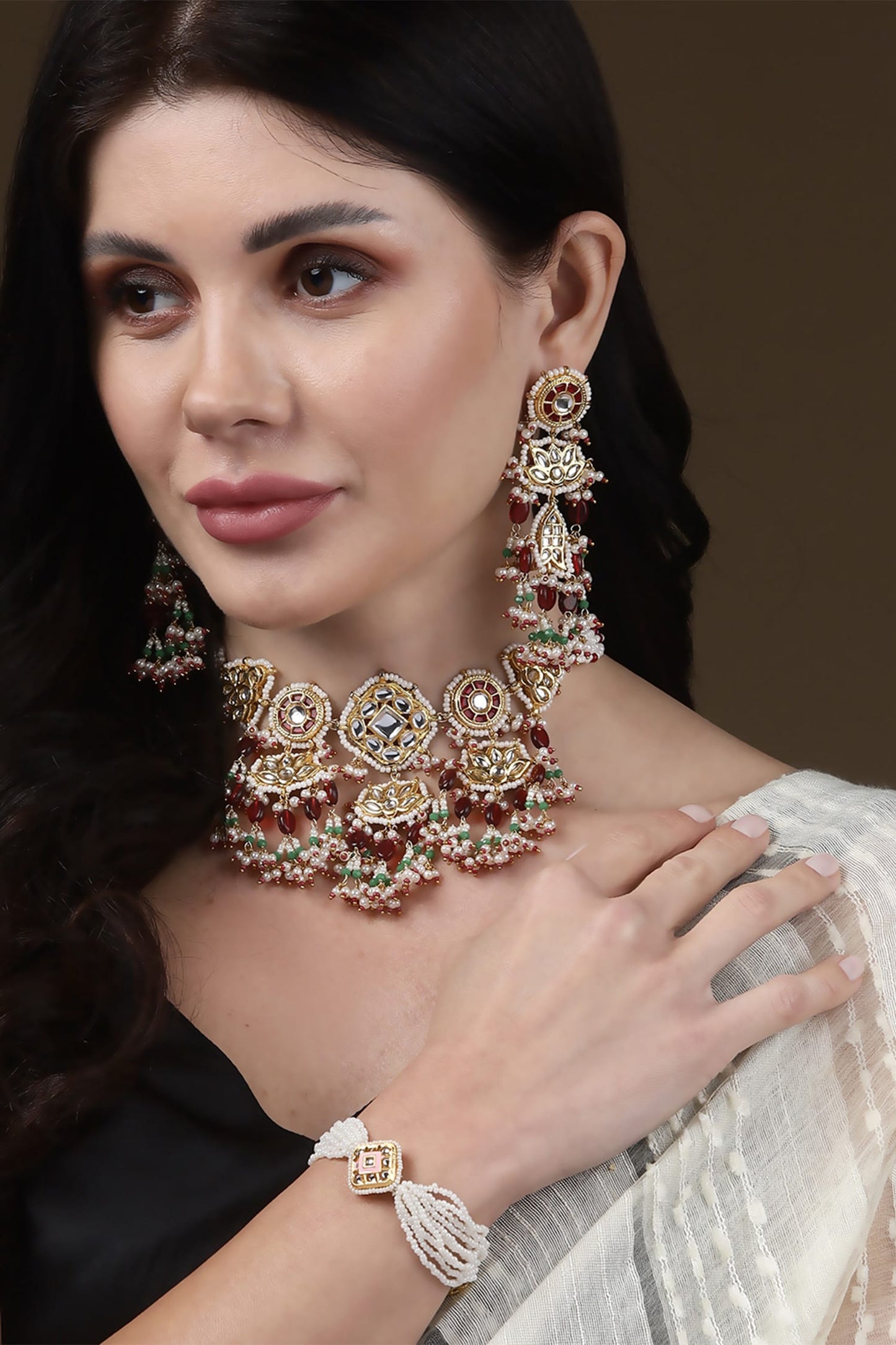 Kiran Bloom Necklace Set 
