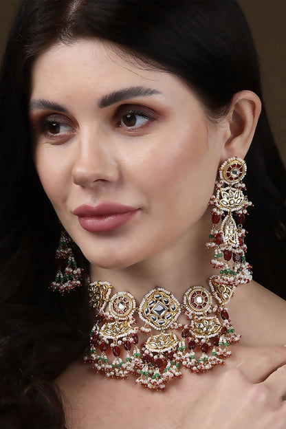 Kiran Bloom Necklace Set 