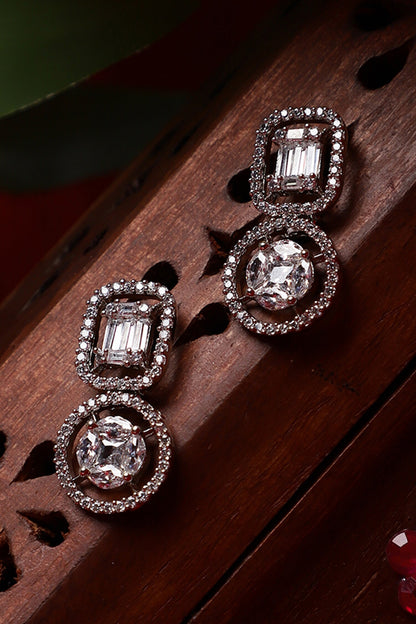 Rosi Geometric Drop Earrings 