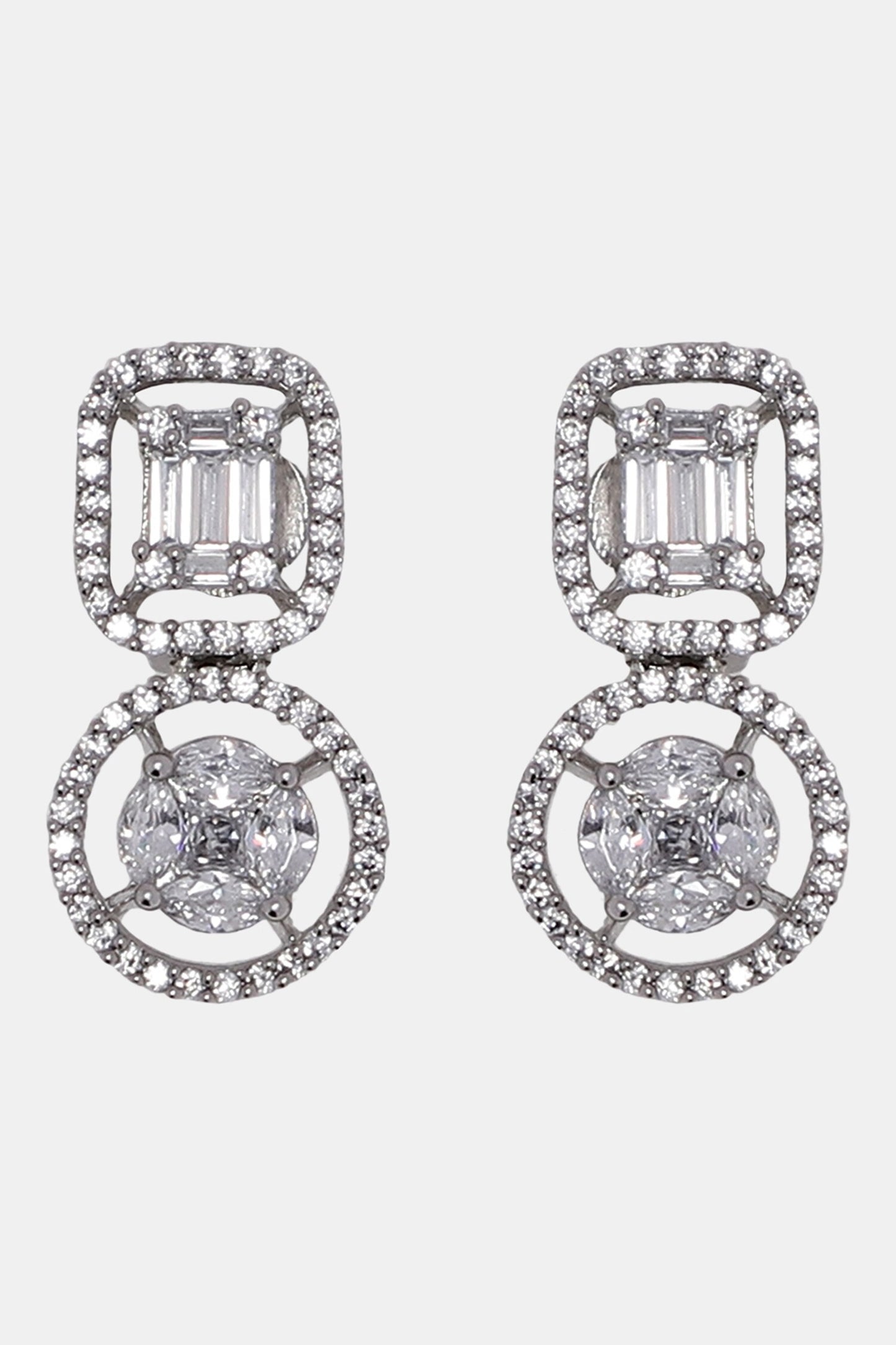 Rosi Geometric Drop Earrings 