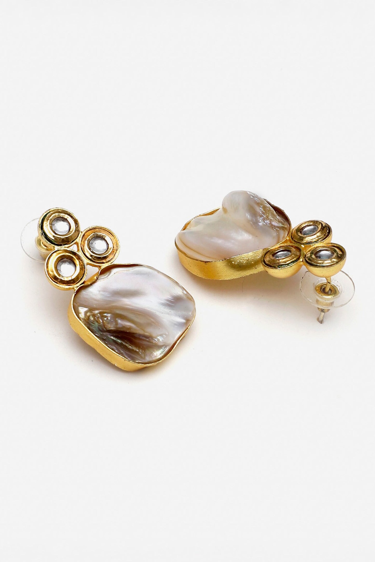 Chhatri Kundan Drop Earrings 