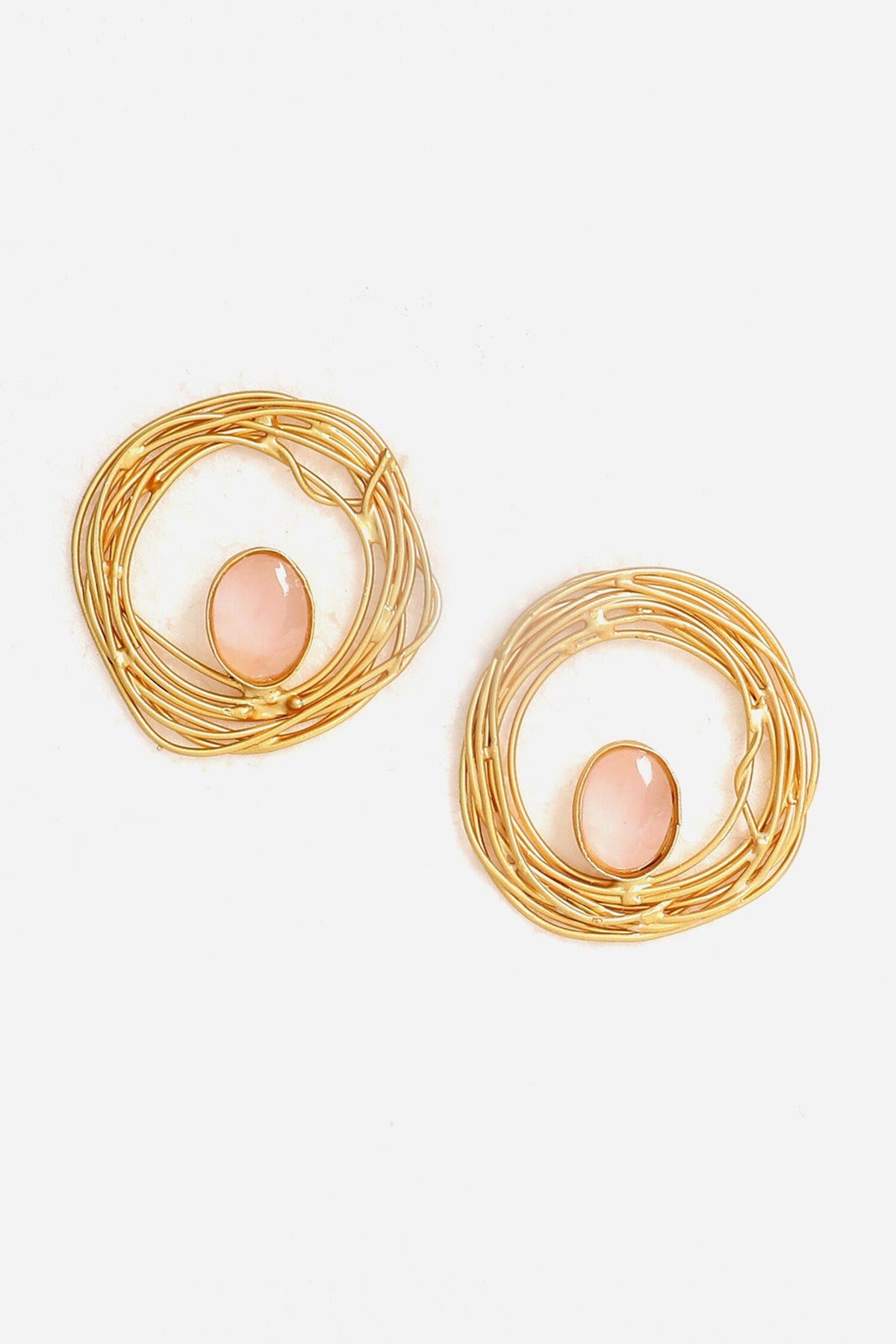 Jaan-E-Jaan Embellished Nest Earrings 