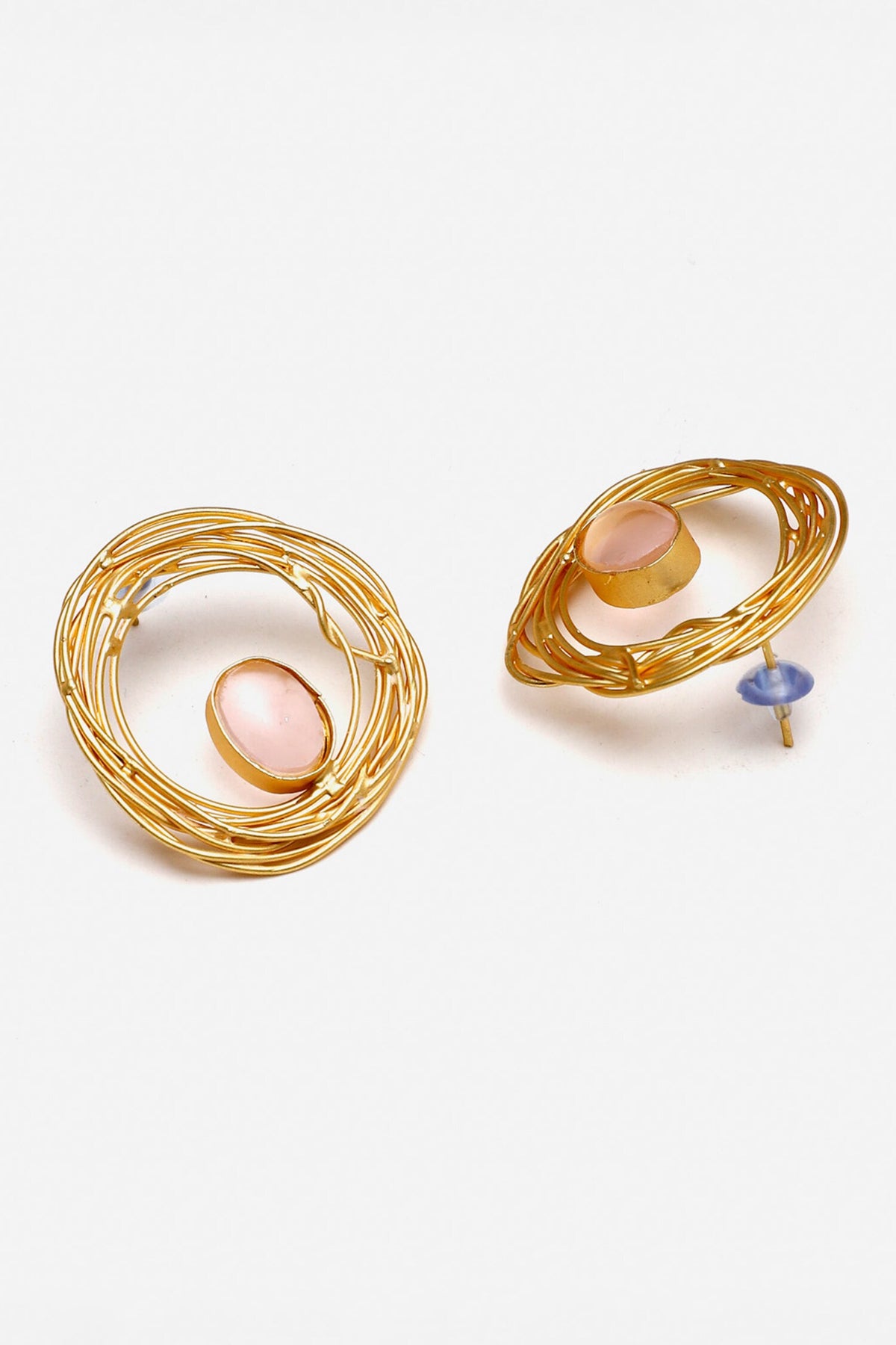 Jaan-E-Jaan Embellished Nest Earrings 