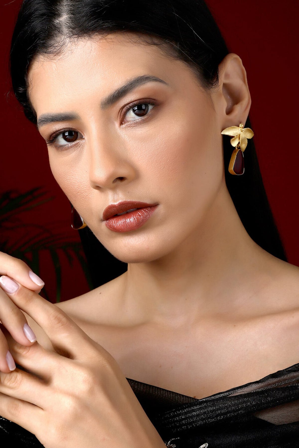 Rang-E-Hawa Stone Embellished Earrings 