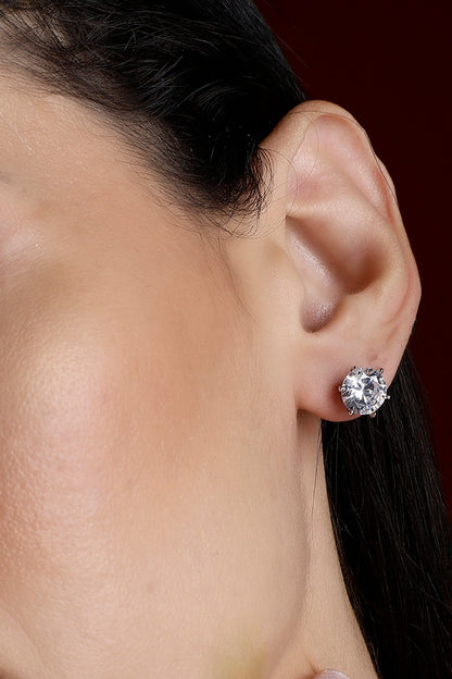 Dhatu Solitaire Stud Earrings 