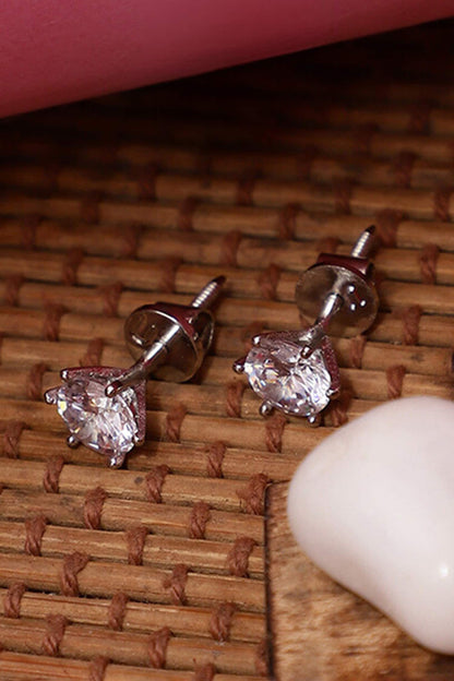 Dhatu Solitaire Stud Earrings 