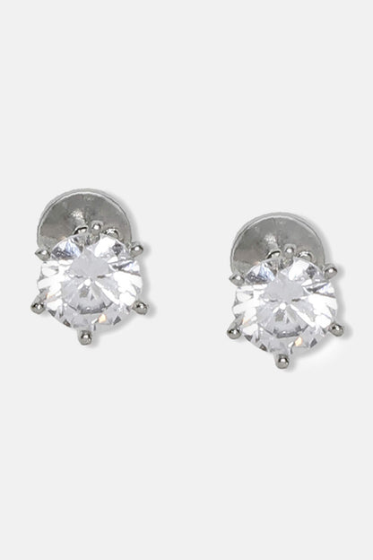 Dhatu Solitaire Stud Earrings 