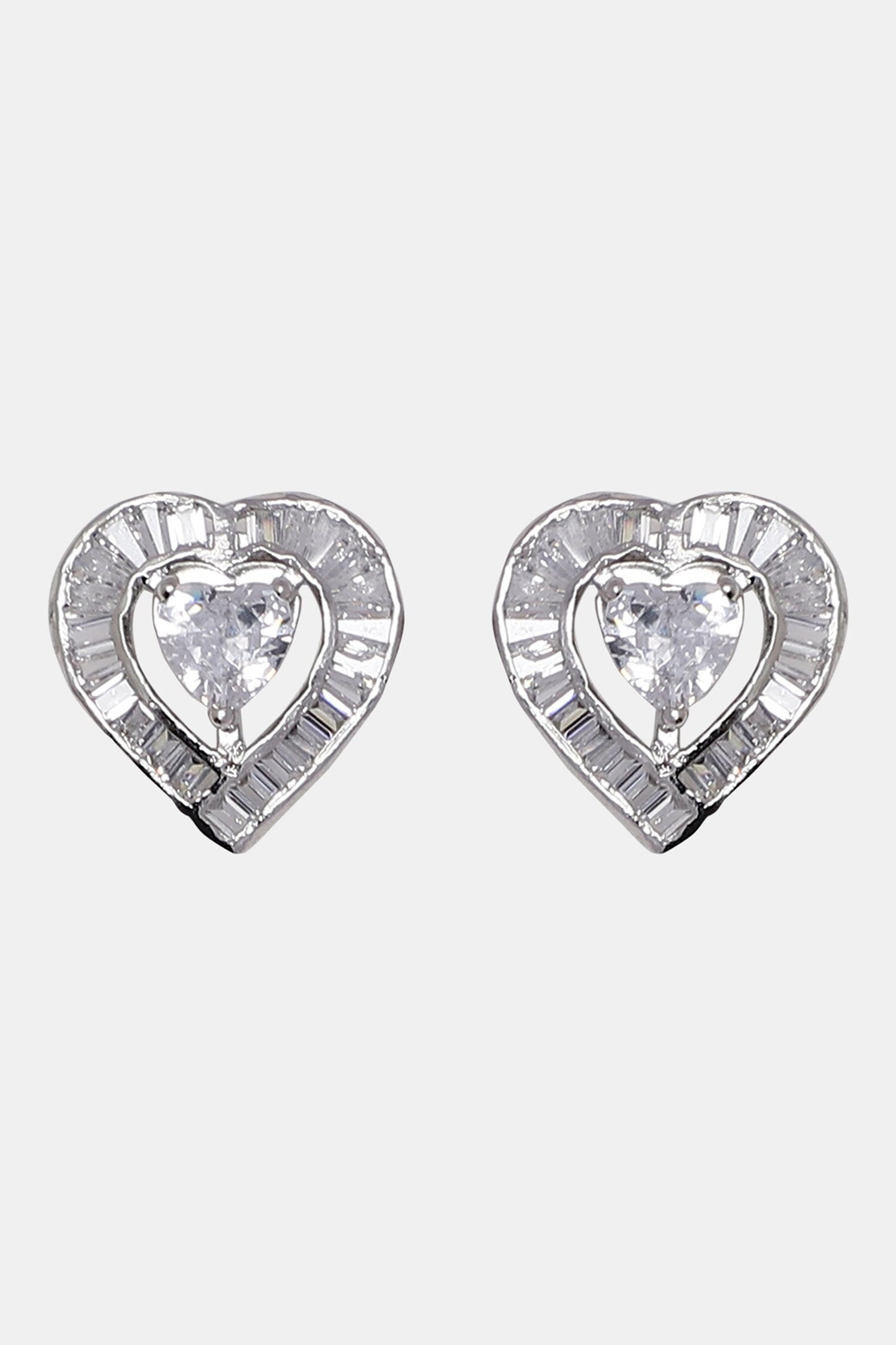 Kali Heart Stud Earrings 