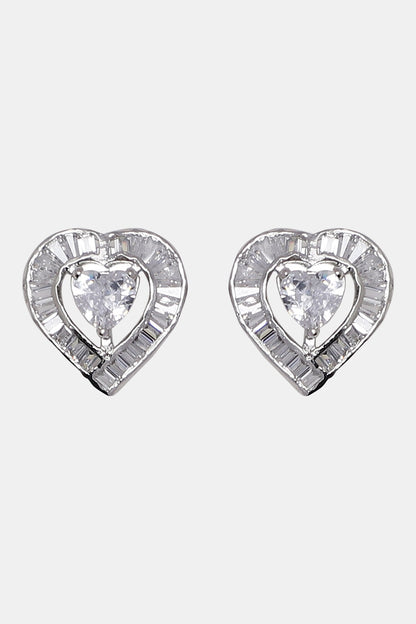 Kali Heart Stud Earrings 