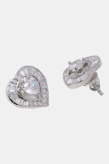 Kali Heart Stud Earrings 