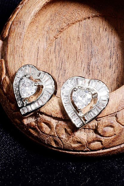 Kali Heart Stud Earrings 