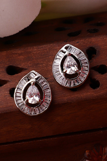 Khushboo Pear Stud Earrings 