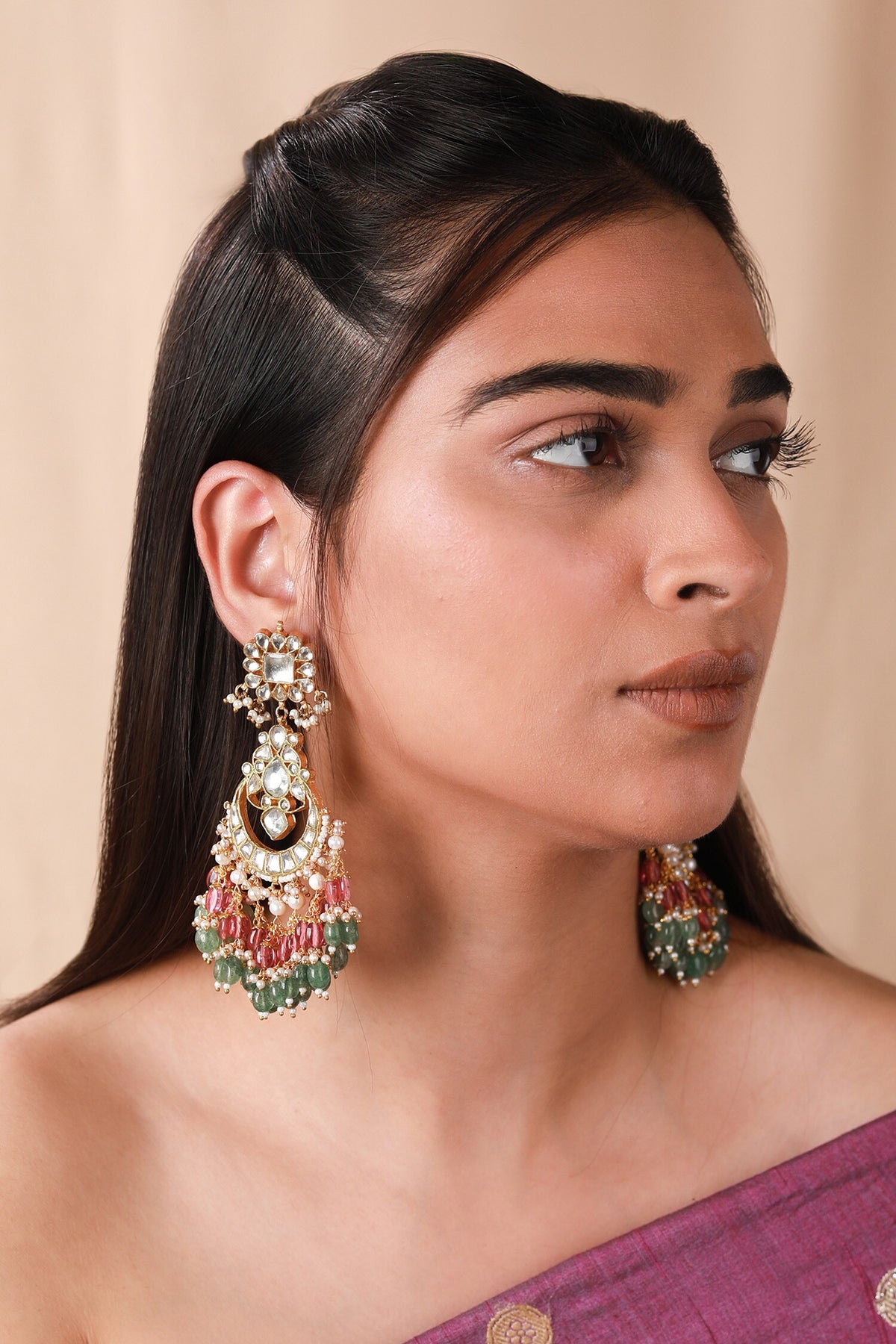 Jadau Embellished Earrings 