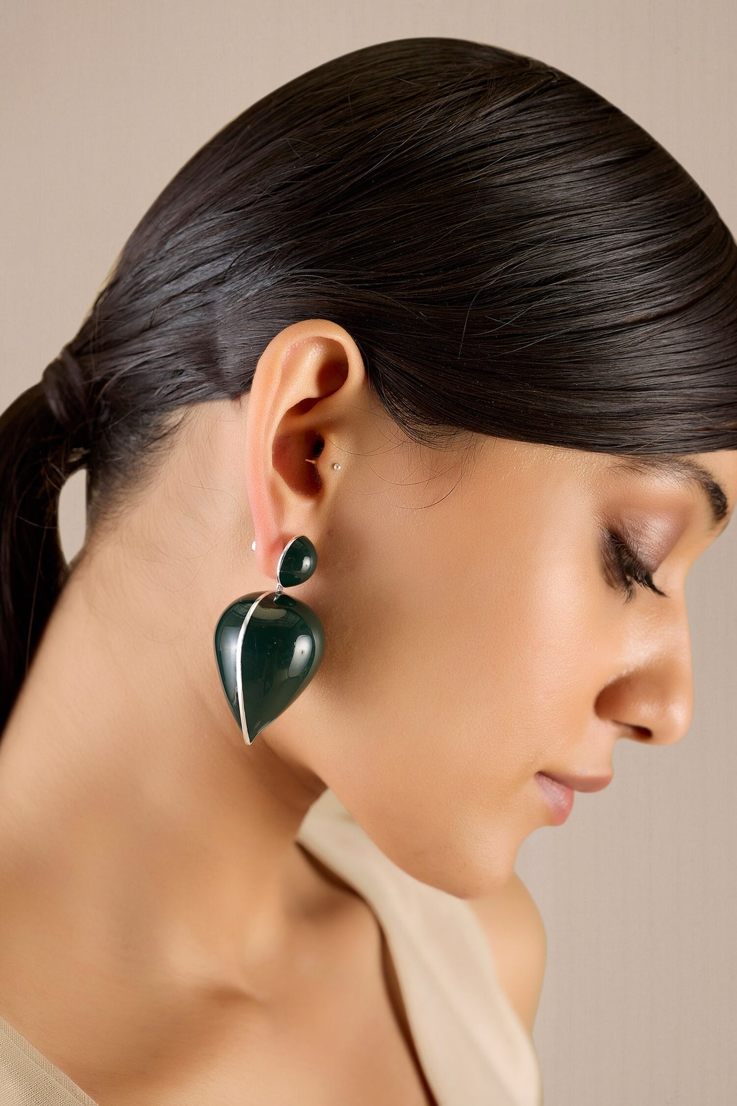Yarra Mini Enameled Drop Earrings 