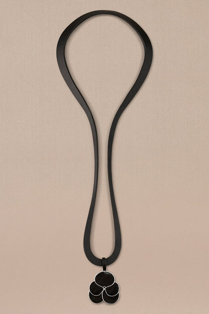Nadira Leather Pendant Necklace 